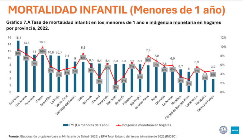Importantes disparidades geográficas en mortalidad infantil y materna en Argentina